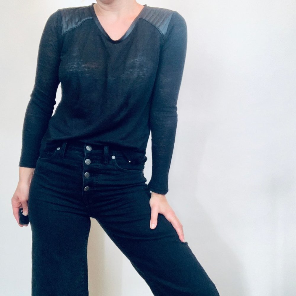 Zara W&B Collection black top Small